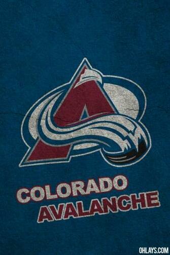 Colorado Avalanche Foot Logo Wallpaper iPhone