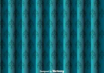 Blue Wall Tapestry Vector Art Stock Graphics Image