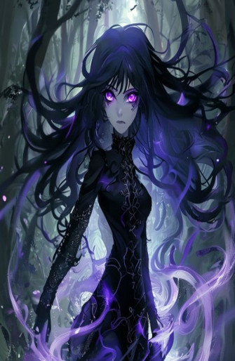 Dark Anime Girl Wallpaper