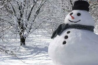 Snowman Wallpaper