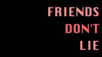 Wallpaper Inscription Friends Lies Loyalty