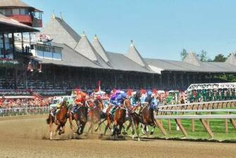 Saratoga Horse Racing Wallpaper