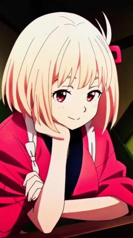 Chisato Nishikigi Wallpaper In Gadis Anime Kawaii