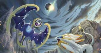Pokemon Wallpaper Solgaleo And Lunala Drag Es