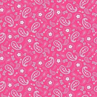 Pink Bandana Background Poly Blend
