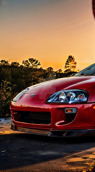 Toyota Supra Art Wallpaper By Ventulart