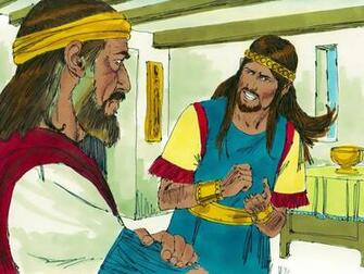 BibleImage Absalom Rebels Against King David