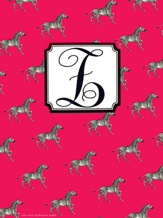 Chevron Background With Monogram L Previous Wallpaper Designs