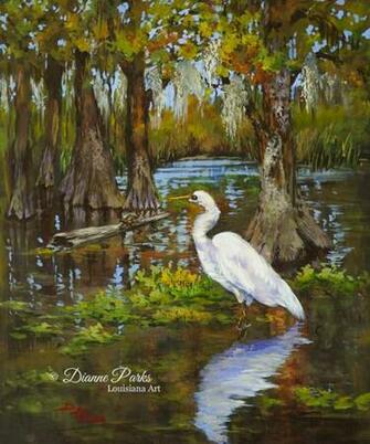 Pin Paintings Of Louisiana Swamps And Bayous