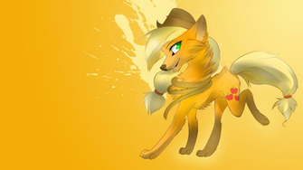 Applejack Wolf Wallpaper By Avareq