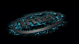 Blue Light Intel Wallpaper Desktop With Resolution