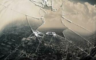 Cracked Screen Wallpaper Background Image