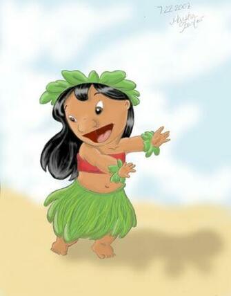 Hula Lilo By Papercutcutie