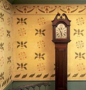 Mural Stencil Ideas For Early Homes Old House Online