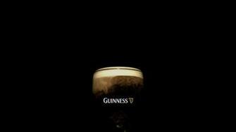 Guinness Ireland Beers Black Background Wallpaper