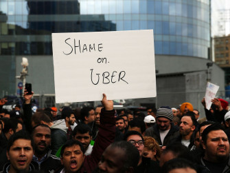 Uber Drivers Strike Thousands Of Are Striking In Los