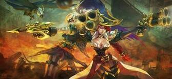 Captain Miss Fortune X Corsair Quinn By Monorirogue