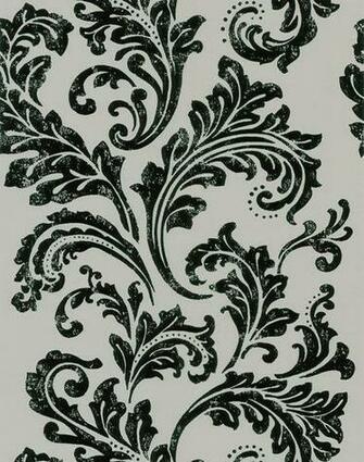 Black Large Scale Scroll Wallpaper At Menards
