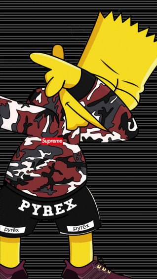Supreme Cartoon Spongebob Wallpaper
