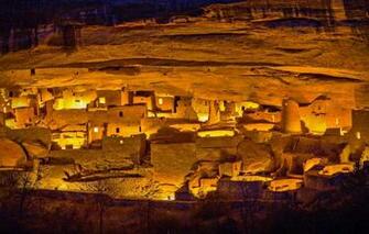 Wallpaper Lights Colorado Usa The Indians National Park Mesa