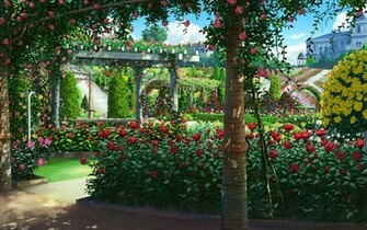 Rose Garden Wallpaper HD Desktopinhq Net