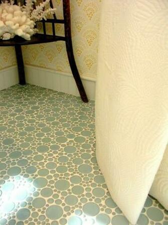 Tucker Home Wallpaper By Sister Parish Design Glass Mosaic Floor