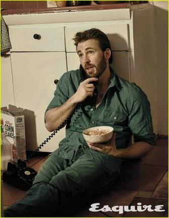 Chris Evans Esquire April