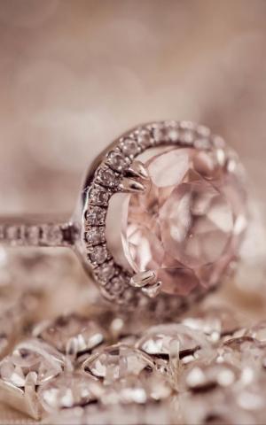 Wallpaper Ring Diamond Jewelry iPhone
