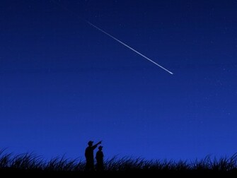 Shooting Star Wallpaper Stock Photos