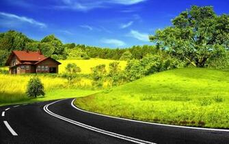 Quiet Rural Landscape Wallpaper And Image