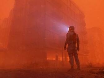 Man Building Fog Glow Gloom Background Toppng