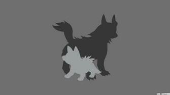 Mightyena And Poochyena Of Pokemon HD Wallpaper