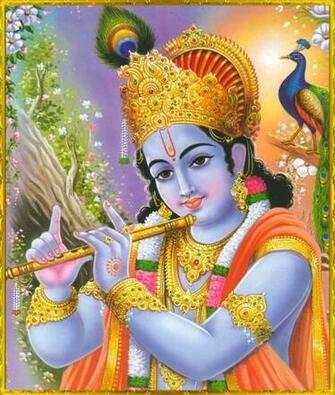 Beautiful Image Of Lord Krishna The