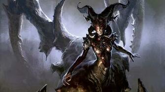 Demon Girl Magic The Gathering Wallpaper Digitalart Io