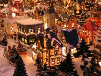 Christmas Village Wallpaper