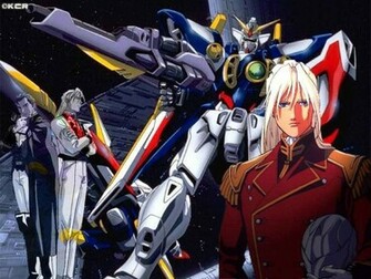 Gundam And Pilot Wing Wallpaper