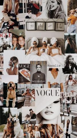Background iPhone Wallpaper Vintage Vogue
