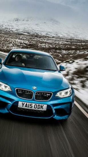 Wallpaper Bmw M2 Blue Coupe Cars Bikes