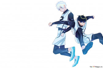 Yoichi Isagi And Seishirou Nagi From Blue Lock 4k Wallpaper