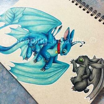Toothless And Stitch By Escapinginsanity