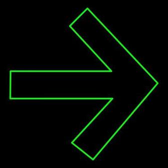 Green Arrow Right Black Background Image From Needpix