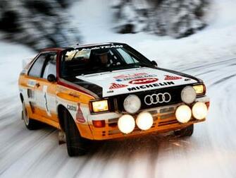 Wallpaper Car Audi Quattro Group B Rally Snow