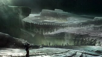 Destiny Wallpaper 1080p Moon Surface Landscape