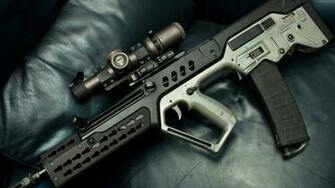 Wallpaper Tavor Assault Rifle Military
