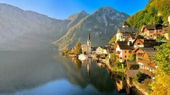 Hallstatt Austria 4k Ultra HD Wallpaper Background Image