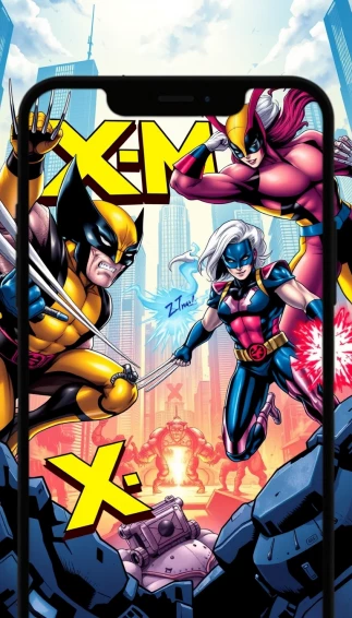 X Men Phone Wallpaper