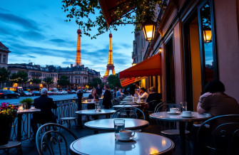 Paris Cafe Wallpaper