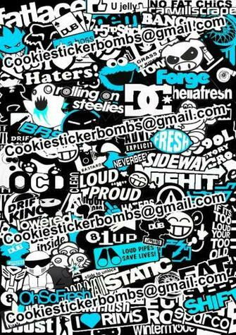 Bomb Sticker Wallpaper
