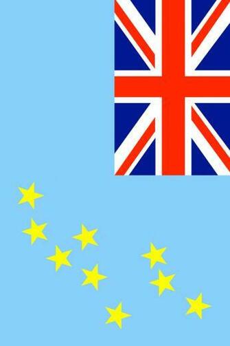 Tuvalu Flag iPhone Wallpaper HD