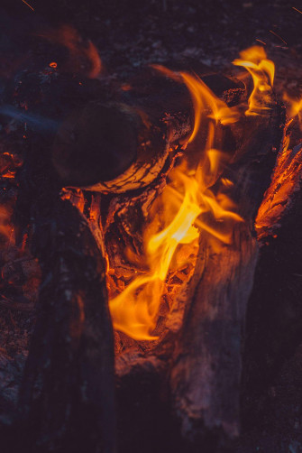 Campfire iPhone Wallpaper